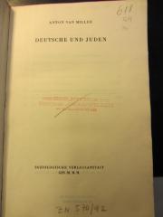 GM Mi : Deutsche und Juden (1936)