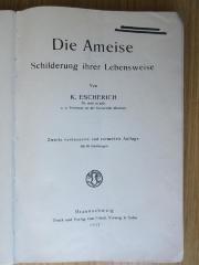 18/79/13500(8) : Die Ameise : Schilderung ihrer Lebensweise (1917)