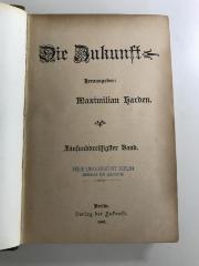 Zb 850 35-38 : Die Zukunft (1901-1902)