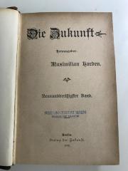 Zb 850 39-54 : Die Zukunft (1902-1906)