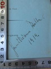 - (Stolte, Hans Adam), Von Hand: Name; 'Hans Adam Stolte
1914'. 