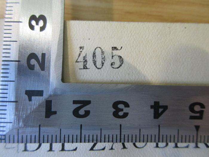 18/79/13442(9) : Die Zauberin von Kastilien : Erzählung (1926);-, Stempel: Nummer; '405'