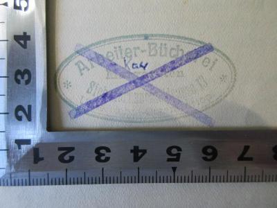 18/79/13442(9) : Die Zauberin von Kastilien : Erzählung (1926);- (Arbeiter-Bücherei Margareten), Stempel: Name, Ortsangabe; 'Arbeiter-Bücherei
Margareten
Siebenbrunnenfeldgasse 13
Unterrichts-Organisation
(mit blauem Kreuz überstempelt, Kürzel Kah)'. 
