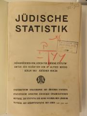 14/79/13450(9) : Jüdische Statistik (1903)