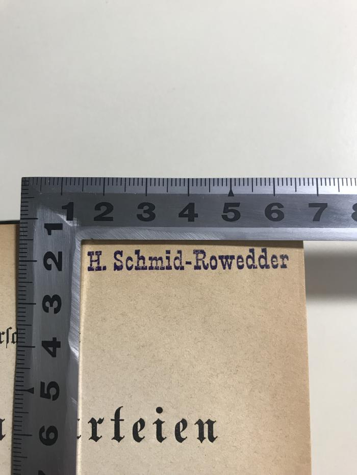 H. Schmid-Rowedder