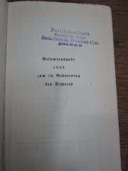 - (Dreilindenschule (Berlin)), Stempel: Name, Berufsangabe/Titel/Branche, Ortsangabe; 'Dreilindenschule
Oberschule für Jungen
Berlin-Nikolassee, Dreilindenstr 47/49
Fernruf 80 41 72'.  (Prototyp)