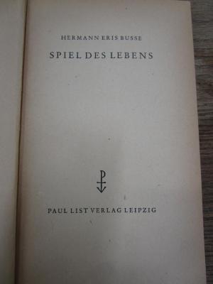 Cm 6060 ca 2. Ex.: Spiel des Lebens (1944)