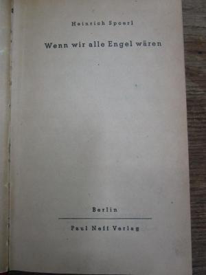 Cm 2668 1937 Ers.: Wenn wir alle Engel wären (o.J.)