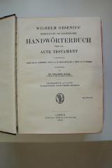06 026339 : Wilhelm Gesenius' Hebräisches und aramäisches Handwörterbuch über das alte Testament (1921)