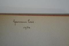 - (Lais, Hermann), Von Hand: Autogramm, Datum; 'Hermann Lais
1934.'. 