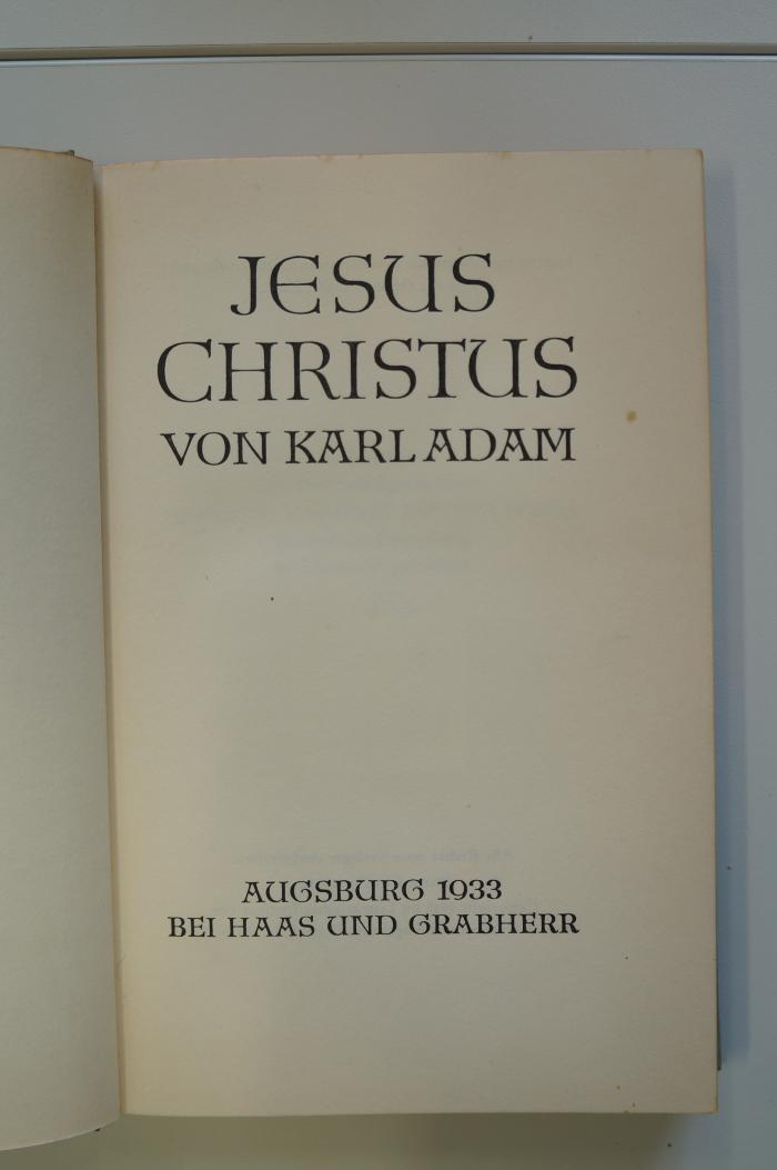 07 009884 : Jesus Christus (1933)