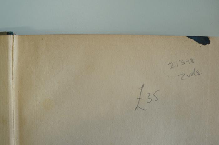 08 029306_a : Moses Ben Maimon : sein Leben, seine Werke und sein Einfluß; zur Erinnerung an den siebenhundertsten Todestag des Maimonides   (1908);- (unbekannt), Von Hand: Preis, Notiz; '21348
2 vols
L 35'. 