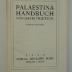08 025887 : Palaestina Handbuch  (1922)
