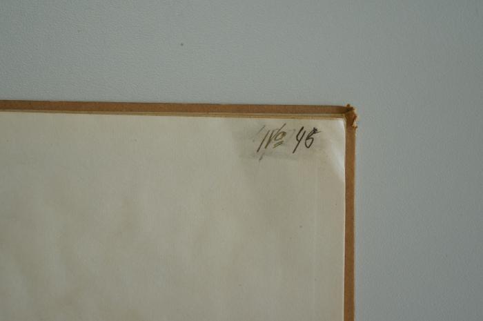 08 025888 : שבת : Schabbos (1923);- (unbekannt), Radiert / Rasiert: Signatur. ;- (unbekannt), Von Hand: Inventar-/ Zugangsnummer; 'No 48'. 
