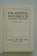 08 025887 : Palaestina Handbuch  (1922)