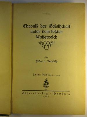 14 F 15-2 : 1902 - 1914 (1922)