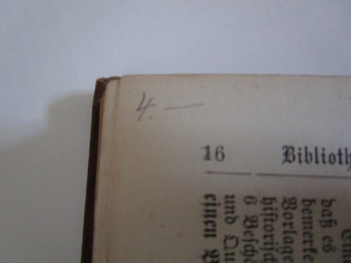 Bi 821 b: Elisabeths Winter und Frühling in Rom : Briefe eines jungen Mädchens in die Heimath (1887);J / 23 (unbekannt), Von Hand: Preis; '4.-'. 