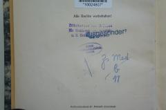- (Bibliothek des Instituts für Geschichte der Medizin u.d. Naturwissenschaften), Durchgestrichen: Signatur; 'Zs 327'. 