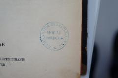 - (Lagarde, Paul de;Gymnasium zu Brandenburg), Stempel: Name; 'Gymnasium zu Brandenburg
Lehrer Bibliothek'. 