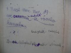 - (Nathan, E.), Von Hand: Notiz; '3. Buch Moses Kap. 19
we ahawta le räacha kamocha.
Resch gelutol = Heilsfürst'. 