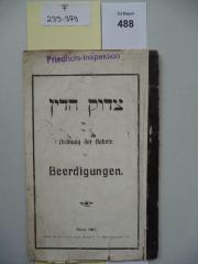 F 233 379: .צדוק הדין
[= Begründung des Gesetzes]
Ordnung der Gebete bei Beerdigungen. (1917)