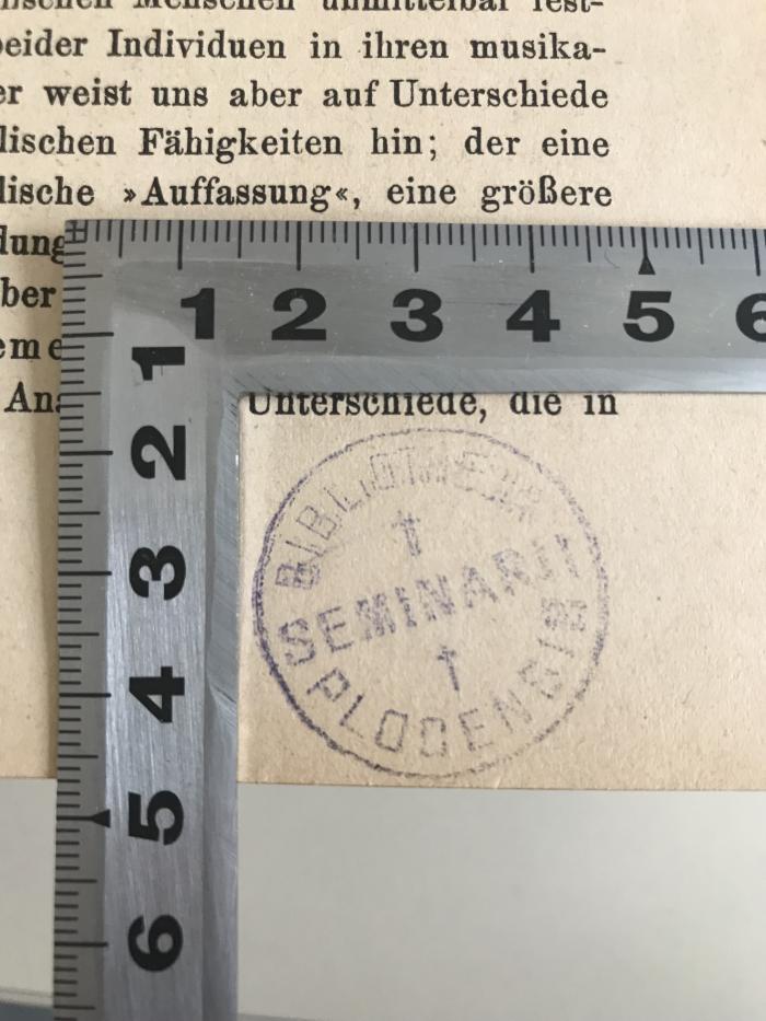 Jcb 594 II (ausgesondert) : Vorlesung zur Einführung in die Experimentelle Pädagogik und ihre psychologischen Grundlagen (1920);- (Bibliotheka Plodensis Seminar II), Stempel: -; 'Bibliotheka Seminarii Plodensis'. 