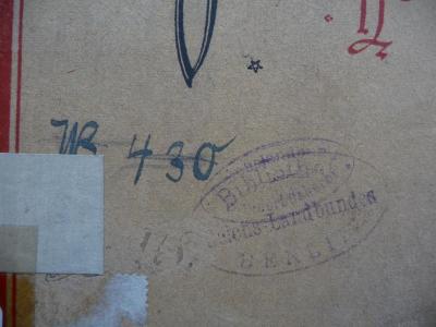 - (Deutschland (Deutsches Reich). Reichslandbund), Stempel: Ortsangabe, Name; 'Bibliothek
Reichs-Landbundes
Berlin'. 