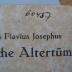 D 2 39 [2]: Des Flavius Josephus Jüdische Altertümer. (1923)