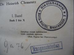 - (Stadtbücherei (Berlin-Steglitz)), Stempel: Besitzwechsel; 'Ausgeschieden'.  (Prototyp)