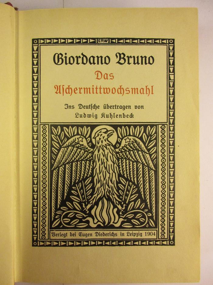 2 G 280 - 1/2 : Das Aschermittwochsmahl : Die Vertreibung der triumphierenden Bestie (1904)