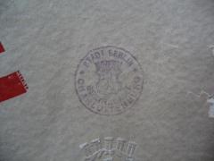 - (Stadt Berlin, Bezirksamt Charlottenburg), Stempel: Ortsangabe, Wappen, Name; 'Stadt Berlin, Bezirksamt Charlottenburg'. 