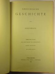 2 F 94 - 3,2 : Griechische Geschichte : die griechische Weltherschaft : 2. Abtheilung (1904)