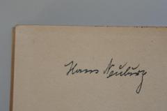 - (Neuburg, Hans), Von Hand: Autogramm; 'Hans Neuburg'. 