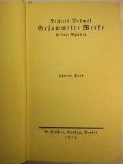 1 L 174-2 : Gesammelte Werke in drei Bänden (1913)