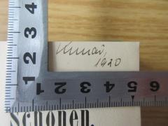 - (Kunad [?]), Von Hand: Autogramm, Datum; 'Kunad [?], 1920'. 