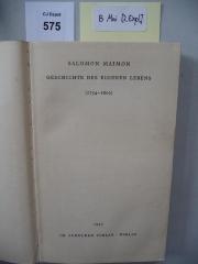 B Mai  2. Expl.: Geschichte des eigenen Lebens. (1935)