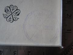 J / 158 (Reichert[?], [?]), Stempel: Name; 'Bibliothek [...] Reichert'.  (Prototyp)