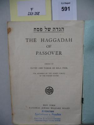 F 233 258: The Haggadah of Passover. (5704-1944)