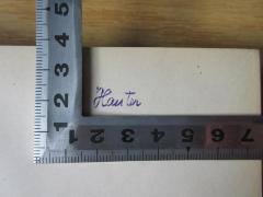 - (Hauter), Von Hand: Autogramm; 'Hauter'. 
