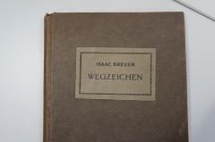 - (Lampusiak, Michal ), Etikett: Autor; 'Isaac Breuer
Wegzeichen'. 