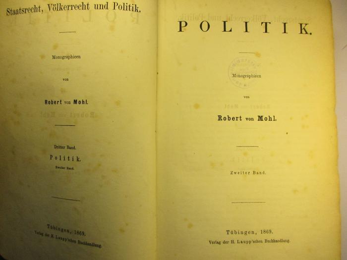 4 C 428-3
4 C 428-3 : Staatsrecht, Völkerrecht und Politik : Politik : Monographieen : 2 (1869)
