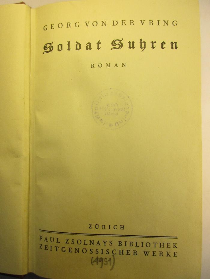 4 L 245 : Soldat Suhren (1931)