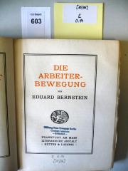 E 0 14 [35/36]: Die Arbeiter-Bewegung. (k.A.)