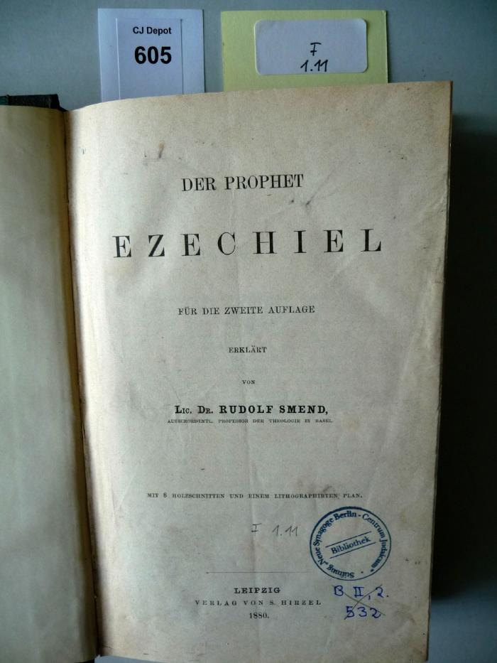 F 1 11: Der Prohet Ezechiel. (1880)