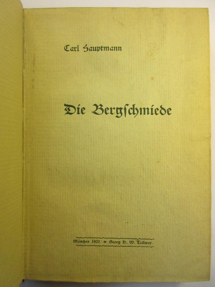 4 L 251 : Die Bergschmiede (1902)