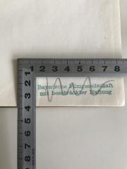 - (Bayerische Filmgesellschaft mbH), Stempel: Name; 'Bayerische Filmgesellschaft mit beschränkter Haftung'. 