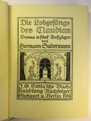 5 L 17 : Die Lobgesänge des Claudian : Drama in fünf Aufzügen (1914)