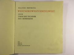 5 L 164 : Westnordwestviertelwest oder über die Technik des Seereisens (1925)