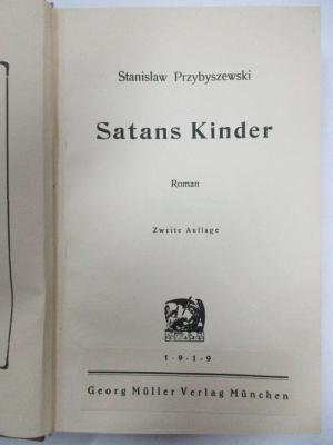5 L 168&lt;2&gt; : Satans Kinder (1919 )