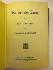 5 L 23&lt;8&gt; : Es lebe das Leben : Drama in fünf Akten (1902)